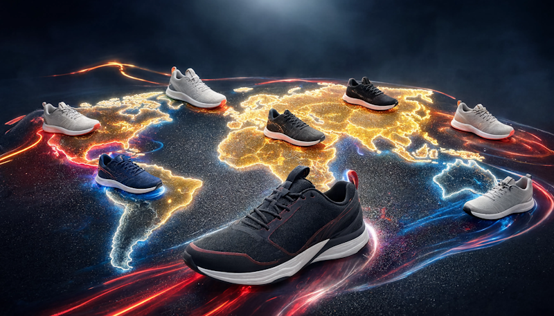 Best-Selling Training Shoe Brands by Country